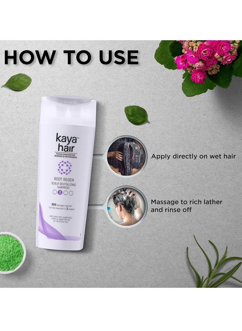 kaya - Kaya Clinic Scalp Revitalizing Shampoo Mild Every Day Use Shampoo Balances pH Reduces Hair Fall 225ml - Image 1