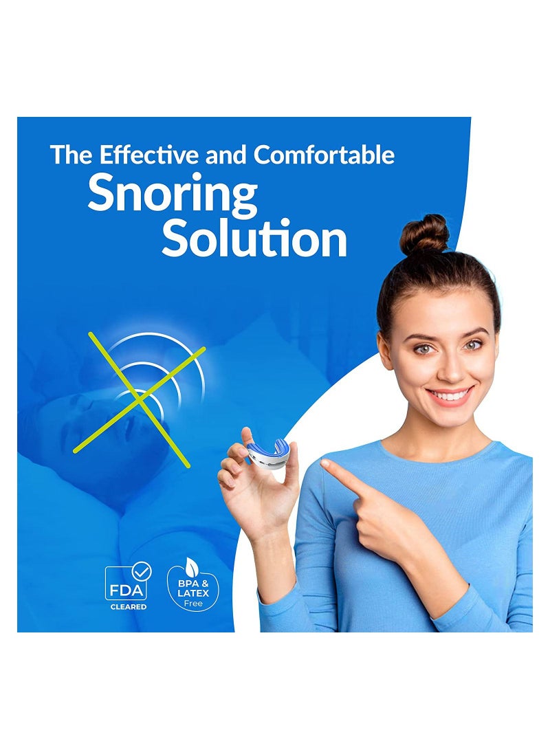 NIBEMINENT Anti-snoring Device Mouthpiece, Upgraded Adjustable Mouth Type Silicone Device, Help Sleep at Night, Prevent Snoring and Snoring, Anti-grinding Braces (Standard Size) - Image 5