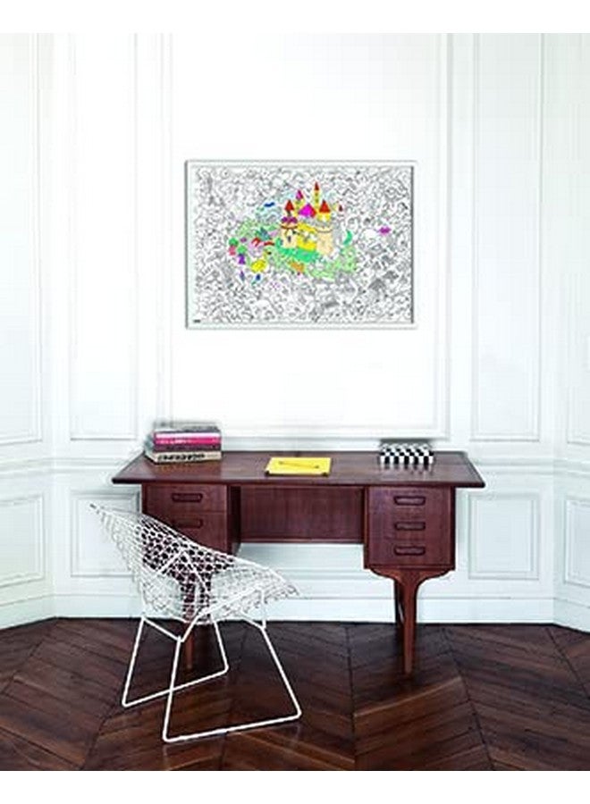 Omy Giant Coloring Poster, Castles Princesses Knights and Fairytales, 40 x 28 inches, Creative Play Fun for Kids, Adults, and The Whole Family. - Image 5