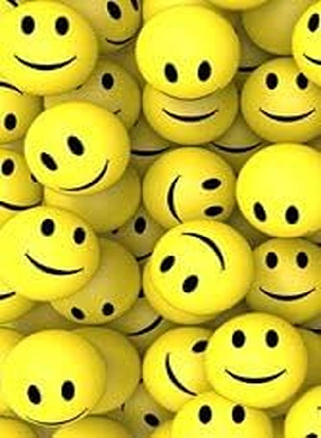 DIANO DIMZI Smiley Face Squeeze Ball Yellow Ball Stress Reliver Ball Yellow Pack of 1 A17 - Image 2