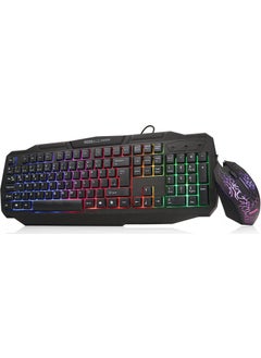 Force USB Q Trk Laser Mouse Black Gaming Keyboard - Mouse Set DK-AC-GKM1000