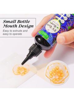 Elaimei UV Resin Hard Type Glue Ultraviolet Curing Acrylic Resin For DIY Jewelry Making Craft Decoration Transparent Solar Cure Sunlight Activated Resin For Resin Mold Casting And Coating 100G  - Image 5