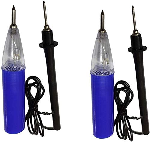 SP 2Pcs of Continuity Tester to check all Cables Cords Wires Analog Multimeter Yellow 4000 Counts Corded Electric - Image 1