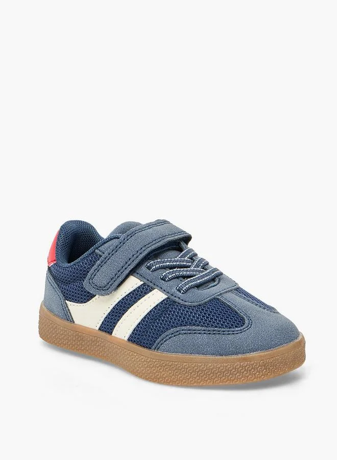 جونيورز Boys Hook & Loop Ankle School Sneakers