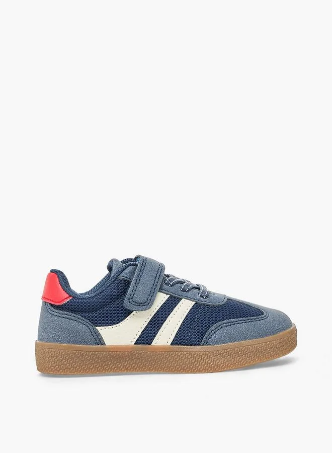 جونيورز Boys Hook & Loop Ankle School Sneakers