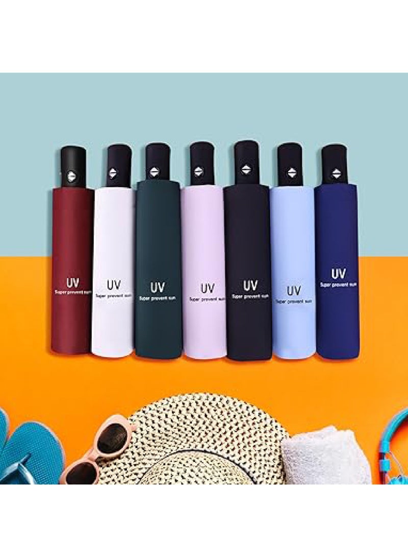 Captaintech PLUS UV Foldable Umbrella for Winter Summer and Sun Protection with UPF 50+ Automatic Open/Close Function – For Rainy Day Summer - Image 2
