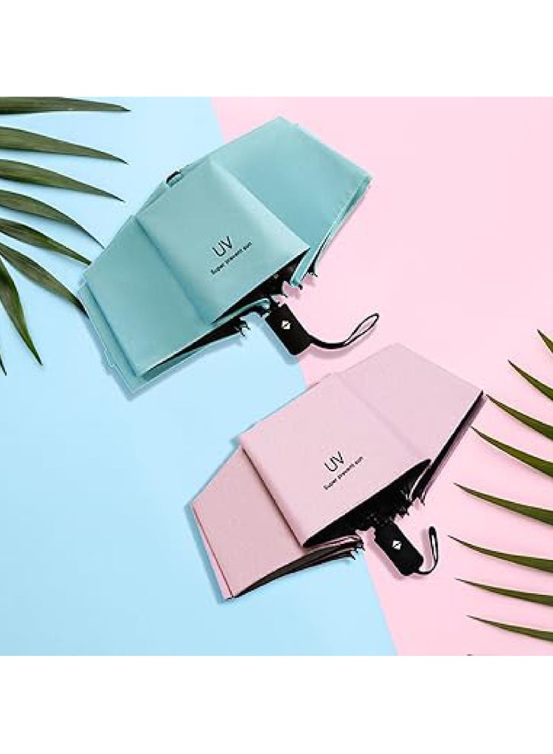 Captaintech PLUS UV Foldable Umbrella for Winter Summer and Sun Protection with UPF 50+ Automatic Open/Close Function – For Rainy Day Summer - Image 4