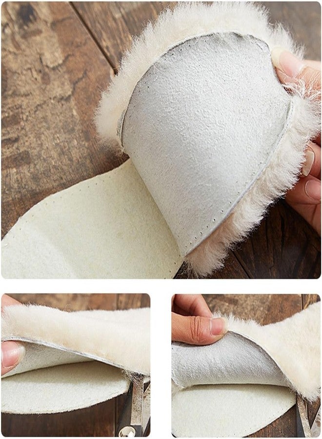 Linwnil Genuine Sheepskin Insoles with Lambswool Blend - Ultra Soft & Durable Shoe Pads for Flat Shoes, Beige,Comfort (Women 7.5 | Men 6.5 | 6 Big Kid) - Image 5