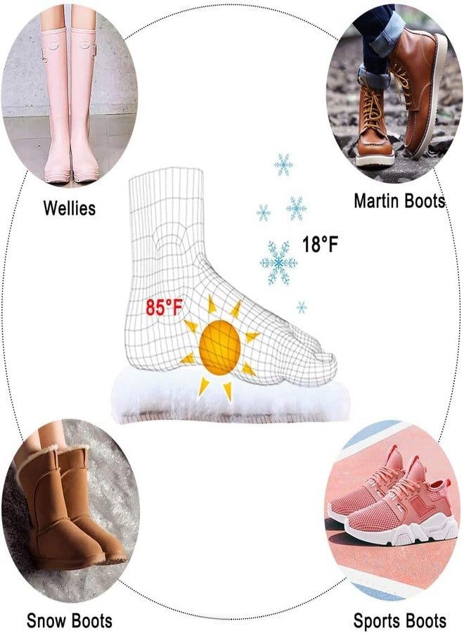Linwnil Genuine Sheepskin Insoles with Lambswool Blend - Ultra Soft & Durable Shoe Pads for Flat Shoes, Beige,Comfort (Women 7.5 | Men 6.5 | 6 Big Kid) - Image 3