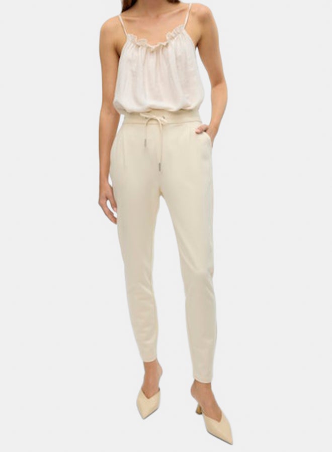 VERO MODA VERO MODA Womens Eva Mid-Waist Loose String Pant  - Image 4