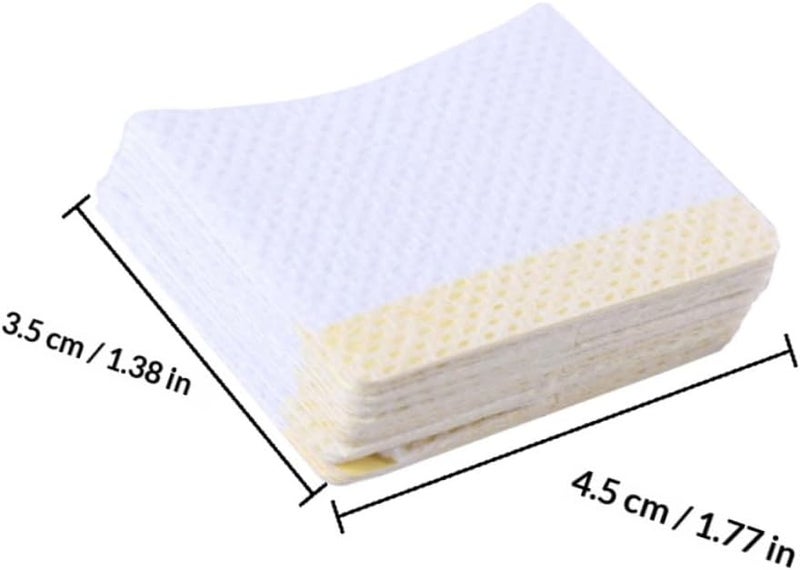 LABRIMP Arc-Shaped Makeup Remover Cotton Pads 160pcs Practical Eyelash Cleaning Cushions with Adhesive Strip Comfortable Woman Cosmetic Makeup Accessory - Image 2