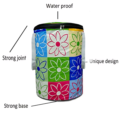 KANUSHI Industries® 100% Waterproof & Dustproof Front Load Automatic Washing Machine Cover (Suitable for 6 Kg, 6.5 kg, 7 kg, 7.5 kg)+1 pc Designer Laundry Bag (VAR-Washing-Front+LB-NW-NEW-06) - Image 4