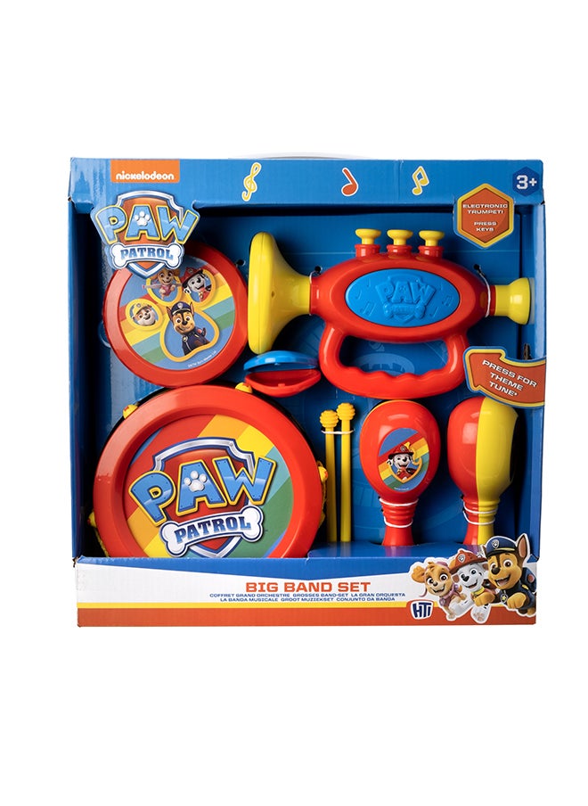 nickelodeon Paw Patrol Big Band Set 5 pieces | musical instruments for endless fun and learning | Suitable for 3 years & above  - Image 1