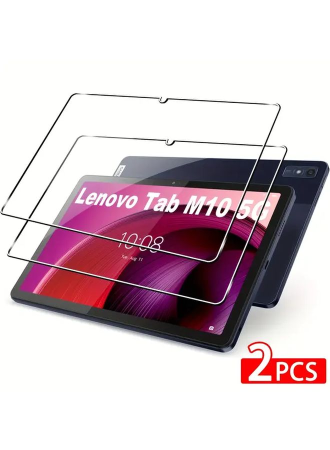Lenovo Tab M10 5G Screen Protector 2 Pack 9H Hardness Anti Glare Scratch Resistant HD Clear - Image 1