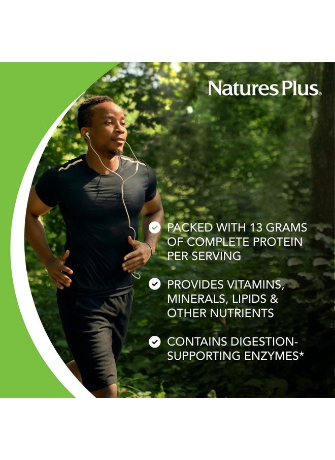 ناتشرز بلاس مشروب الطاقة Natures Plus Source of Life، جرانولا كريمية - 1.1 رطل، عبوة من قطعتين - يوفر 13 جرامًا من البروتين الكامل والفيتامينات والمعادن - خالٍ من الكائنات المعدلة وراثيًا، وخالي من الجلوتين، ونباتي - 26 وجبة إجمالية  - Image 4