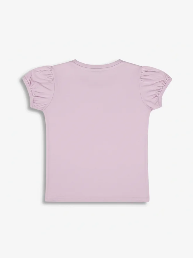 لوني تونز Looney Tunes Kids Purple Cotton Tweety Graphic T-Shirt