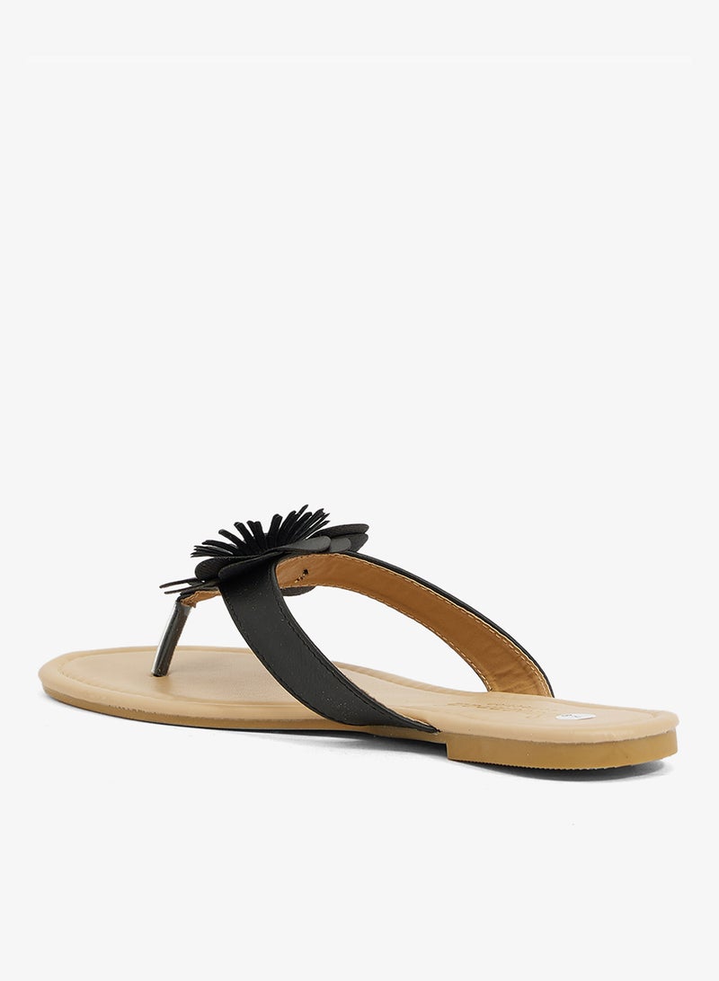 Savannah Collection Flat Thong Sandal - Image 3