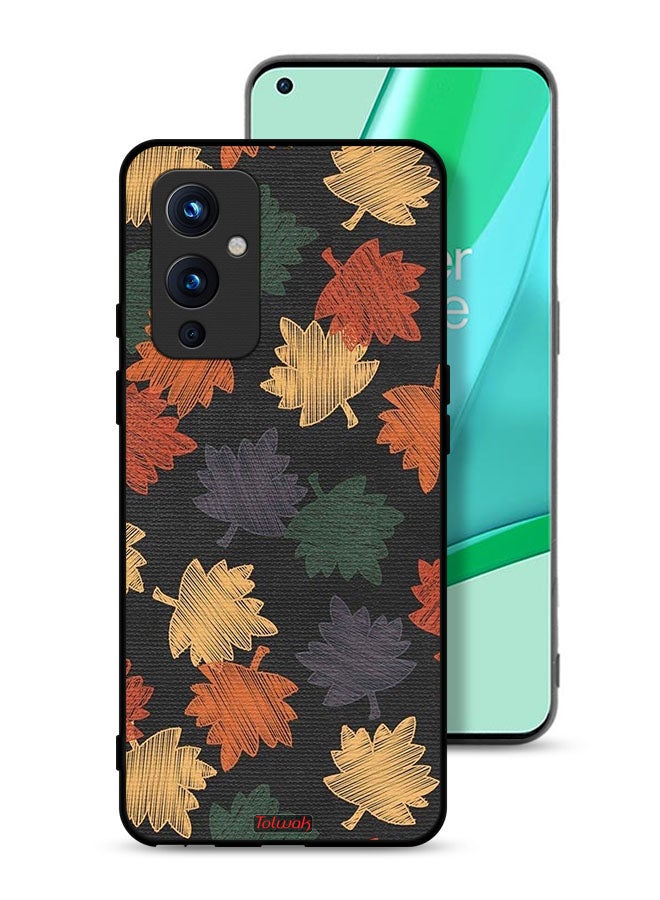 Tolwak OnePlus 9 5G Protective Case Cover Autumn Leaves Art - Image 1