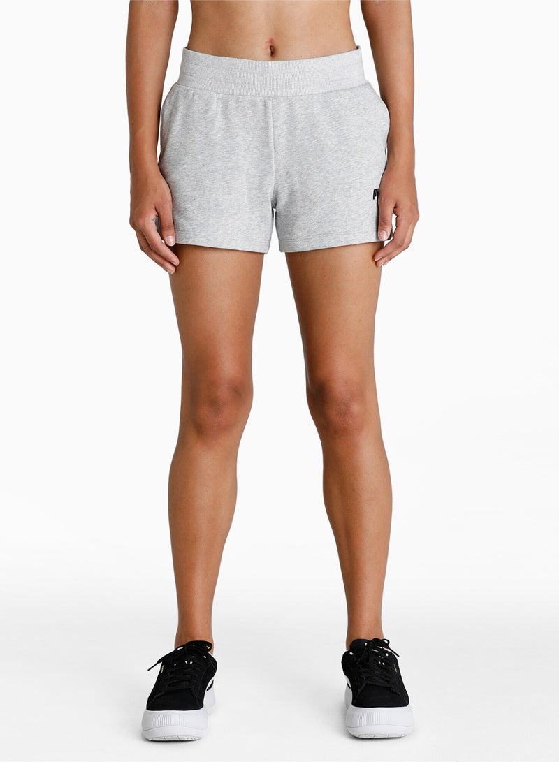 PUMA Essentials Womens Grey Sweat Shorts - Image 1