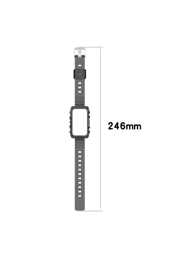 erorex Replacement Band For Huawei Band 7 One-Piece Transparent Silicone Watch Band - Image 4