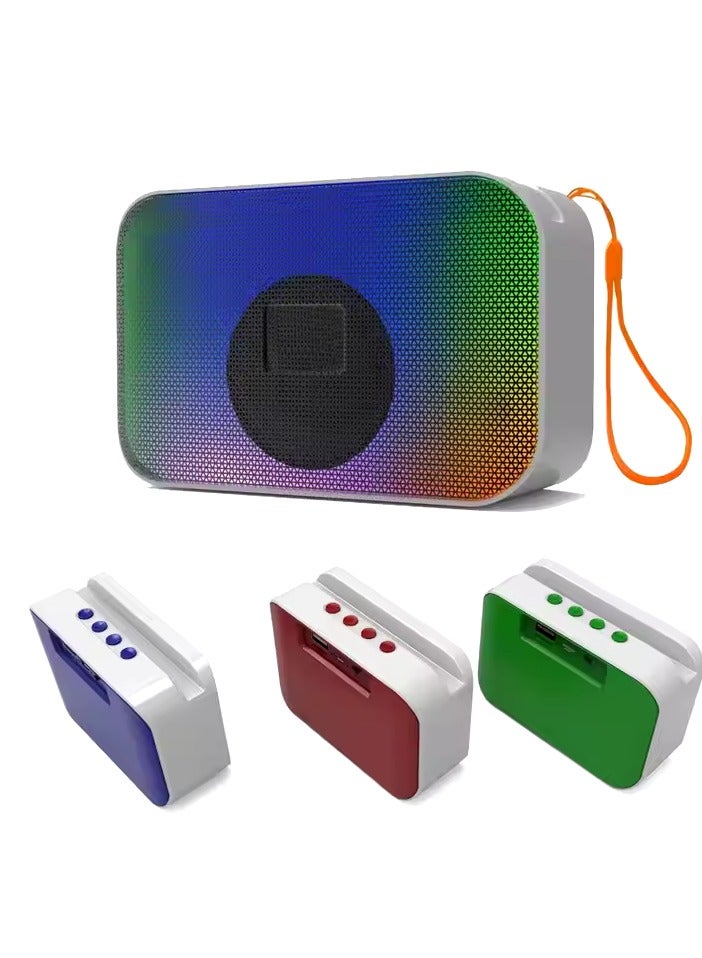 A011 Mini Speaker with Dynamic Sound Support 10W Bluetooth Speaker Ultra-Portable Speaker, 1-Pack (Blue) - Image 4