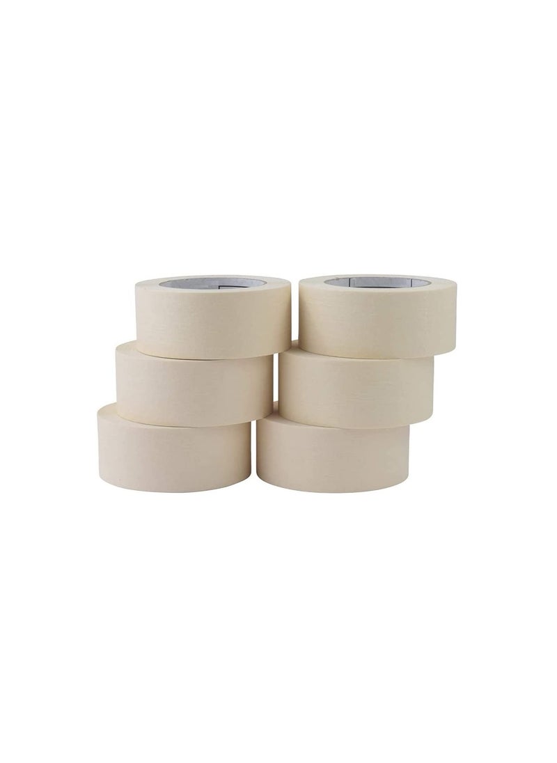 ROBUSTLINE Robustline Adhesive Masking Tape General Purpose Painter's Tape Bulk for Painting, Labeling, Packing, Craft, Art, Home, Office, School Etc. (1 INCH, 10)  - Image 1