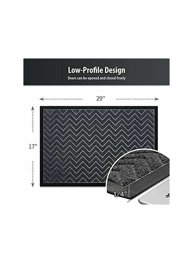 The Bros Door Mat Welcome Mats, Indoor and Outdoor Rug Door Mats Non-Slip Rubber Backing, Entrance Rugs, Front Welcome Mat Doormat for Home Entrance, Outside Entry, Yard, Floor (Red) - Image 2