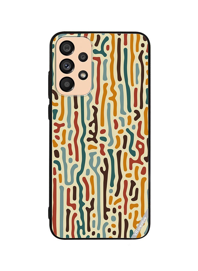 VR CREATIVE Protective Case Cover For Samsung Galaxy A23 Mix Pattern Design Multicolour - Image 1