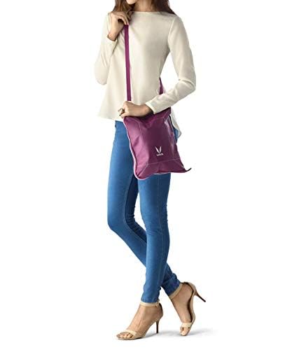 VAYA BAGMAT Office Lunch Bag with Sling for Tiffin Box and Water Bottle, Purple, 1 Liter - Image 4