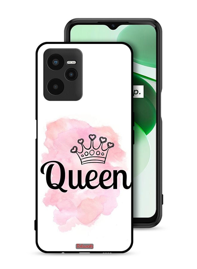 Tolwak Realme C35 Protective Case Cover Queen Art - Image 1