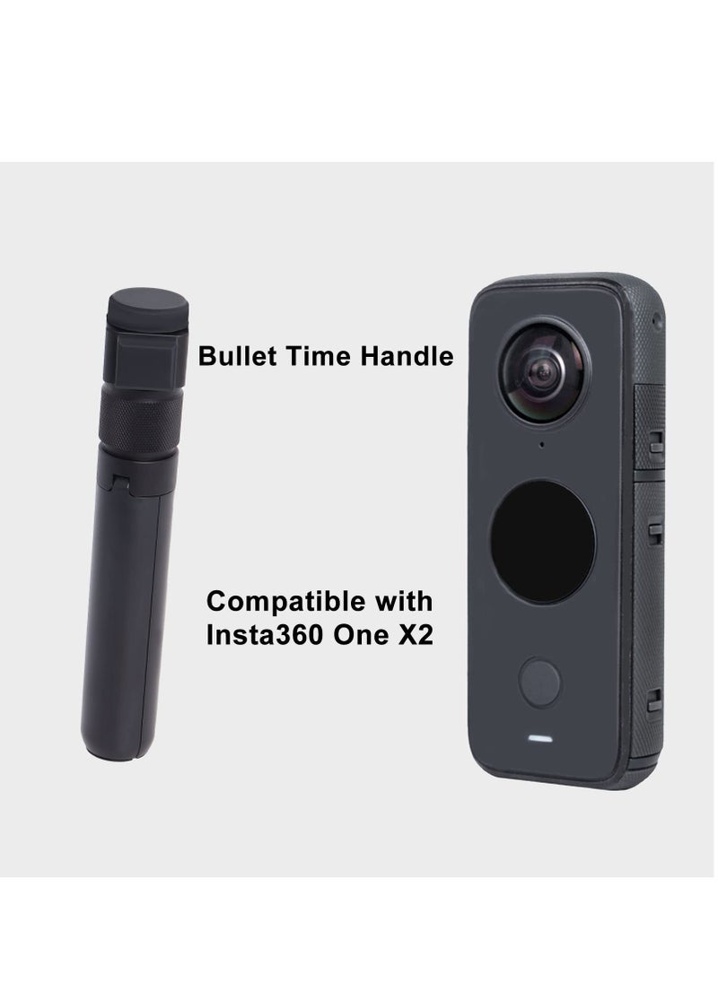 Generic - Action Camera Rotary Handle, Tabletop Tripod Rotating Handle for Insta360 X5/X4/360 Swivel Grip for Selfie/Live Streaming Video with 1/4 Screw Camera Accessories - Image 1