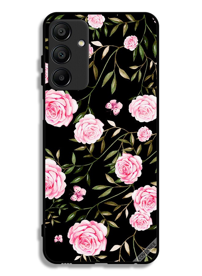 Covernex Samsung Galaxy A15 4G Protective Case Cover Rose In Bunches Of Small Leaves - Image 1