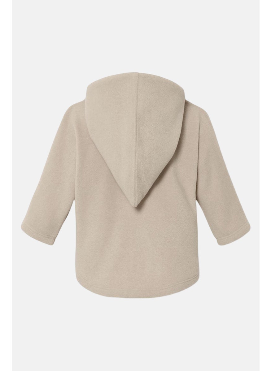 Tchibo Toddels Boy Hooded Fleece Jacket, Beige  - Image 2