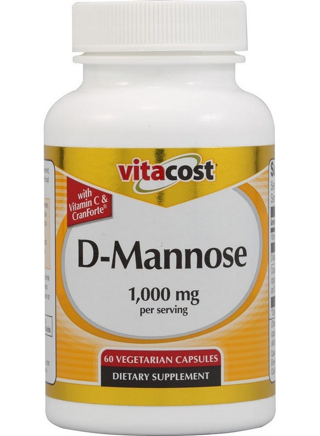 Vitacost Brand Vitacost D-Mannose with CranForte - 60 Capsules