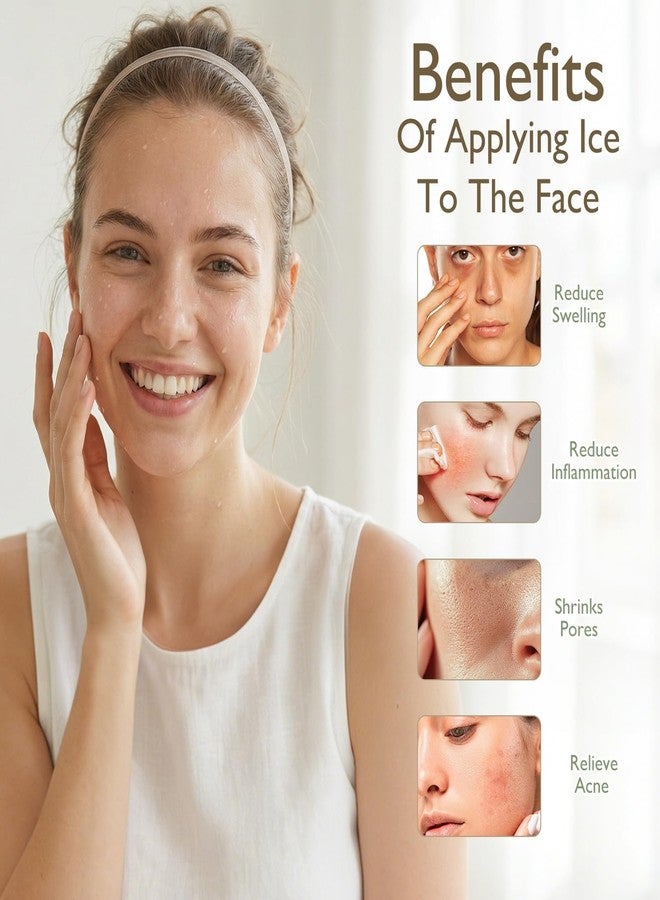 AMIRATE Ice Facial Bowl | Facial Cold Plunge | Collapsible Bowl For Face Ice Bath with Built-In Icetray | Facial Ice Therapy for Acne Relief and Pore Shrinking, Cold Therapy for Home, Travel & Parties (LIGHT PINK) - Image 5