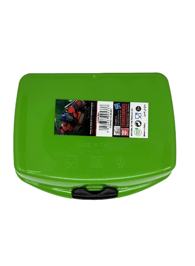 TRANSFORMERS High Quality Rectangular Lunch Box for Kids Green 6 x 14 x 17 cm 112-30-031 - Image 4