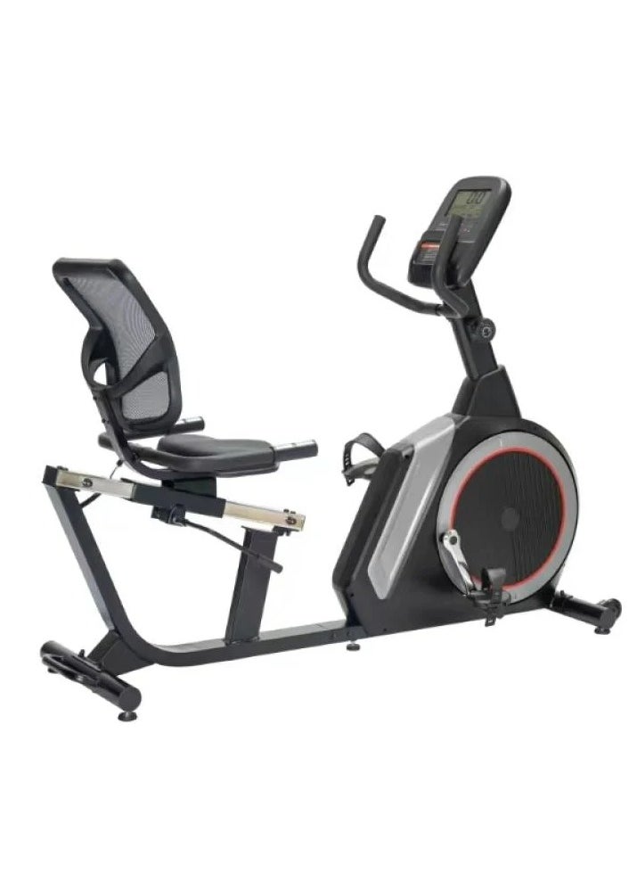Magnetic bike 150 kg maximum user weight, and a spinning wheel of 6 kg, Bike with a backrest
