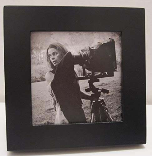 EXP Black Wood Picture Photo Frame 2X2 Or 3X3 with Burlap Mat - Image 5