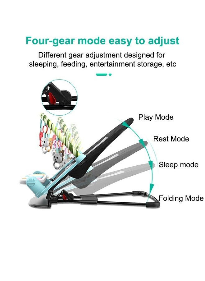 Occuwzz Baby Rocking Chair, Baby chair Newborn Soothing Chair, Baby Recliner, Soothing Sleep Artifact, Children's Cradle Bed  - Image 2