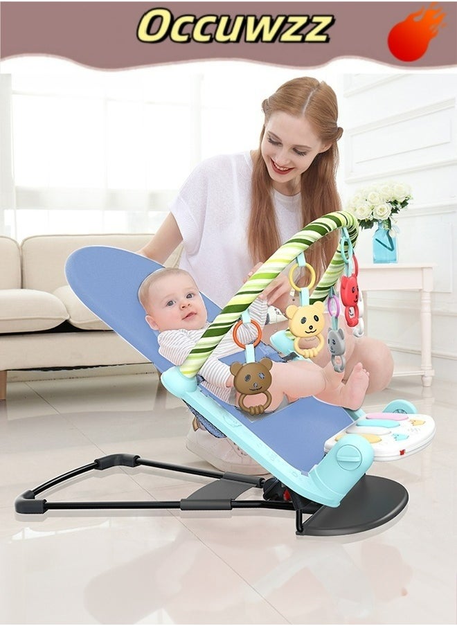 Occuwzz Baby Rocking Chair, Baby chair Newborn Soothing Chair, Baby Recliner, Soothing Sleep Artifact, Children's Cradle Bed  - Image 1
