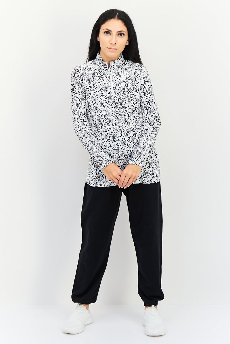 PUMA سويت شيرت رياضي نسائي بأكمام طويلة، متعدد الألوان - Image 4