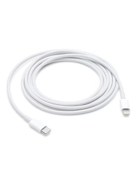 USB-C To Lightning Cable - 2 Meter for Apple iPhone White