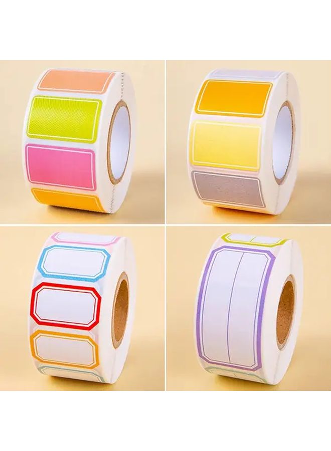 25x40mm 320Pcs Double Column Name Stickers Colorful Handwritten Label Tags - Image 2