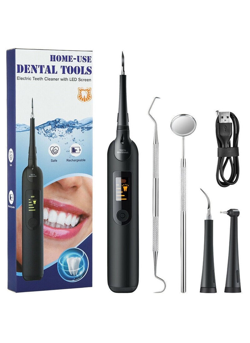 Youque - Electric Dental Calculus Remover, Ultrasonic Tooth Cleaner Portable Sonic Tartar Plaque Stain Remover for Teeth Cleaning Tools Kit - Image 1