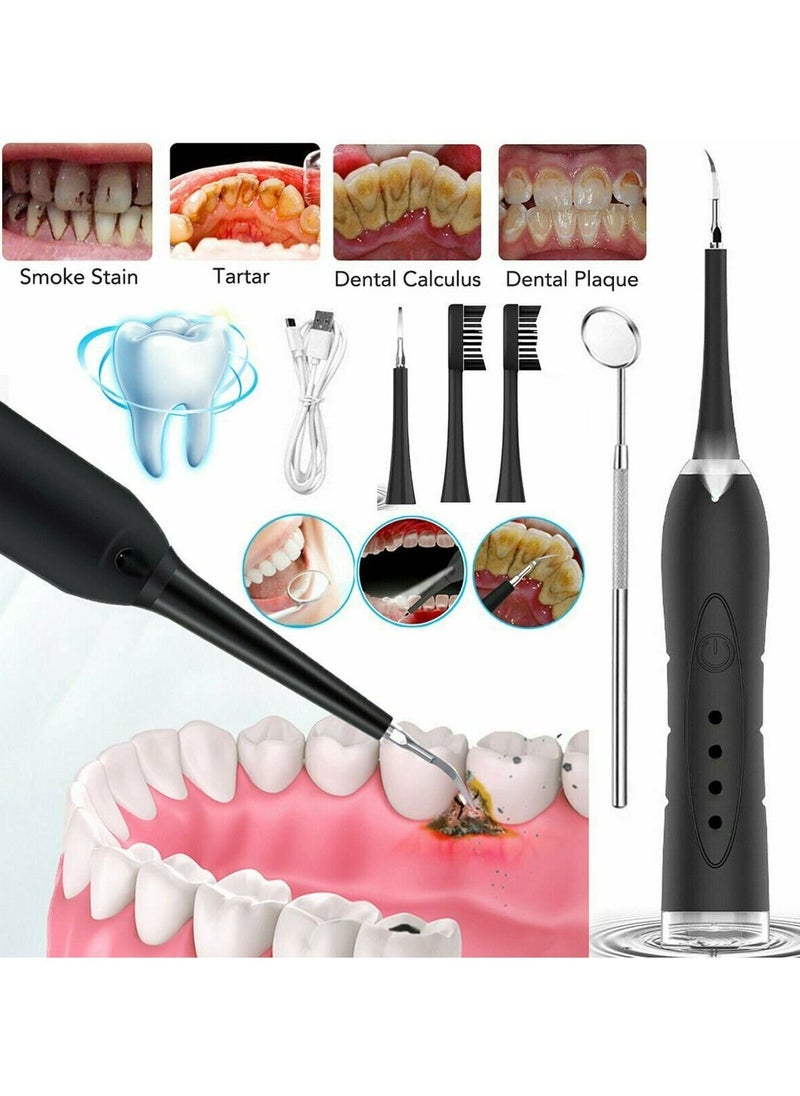 Youque - Electric Dental Calculus Remover, Ultrasonic Tooth Cleaner Portable Sonic Tartar Plaque Stain Remover for Teeth Cleaning Tools Kit - Image 1