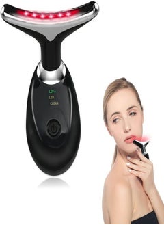 YOMNA Intense Pulsed Light Wrinkles Reducing Instrument ES-108 1 Black, Face and Neck Massager, Double Chin Reducer Vibration Massager, Skin Rejuvenation Beauty, Lifting and Tightening Sagging Skin Skin, 3 Llight Modes  - Image 3