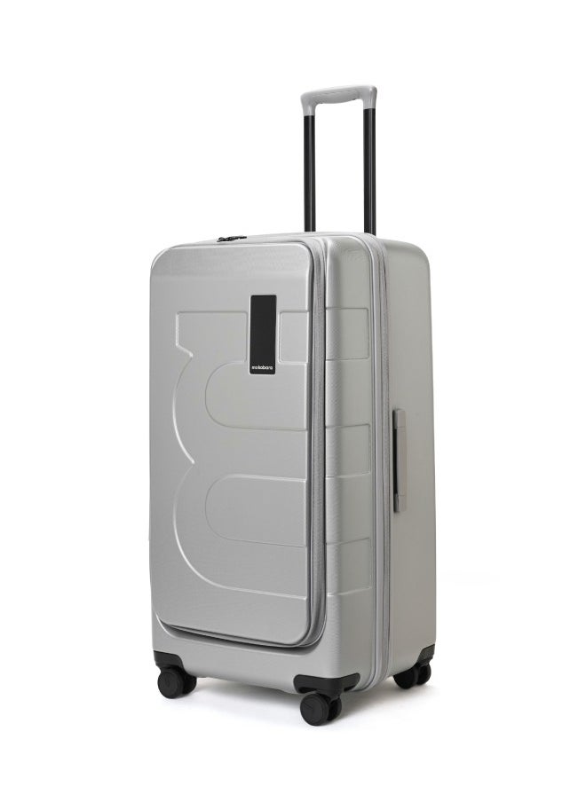 Mokobara MOKOBARA The Em Access Trunk Luggage Polycarbonate Large 8 Spinner Wheel Trolly Hardsided Suitcase With Built In Tsa Lock Travel Suitcase (Grey)  - Image 2