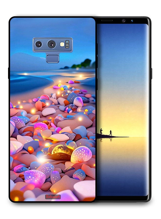 Tolwak Samsung Galaxy Note 9 Protective Case Cover Stones Art - Image 1