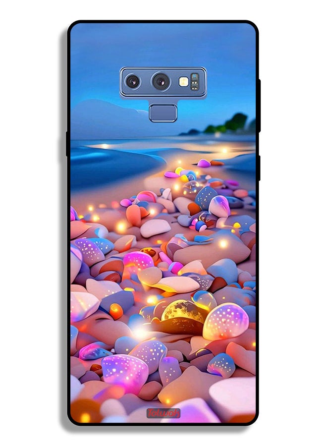Tolwak Samsung Galaxy Note 9 Protective Case Cover Stones Art - Image 2