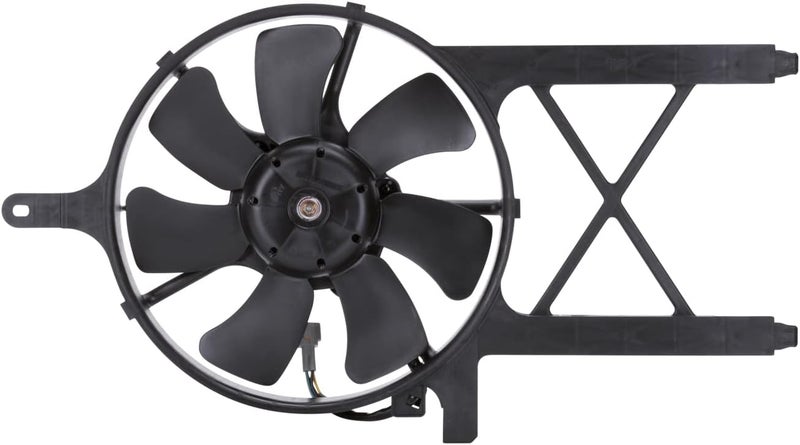 TYC 610960 Nissan Replacement Condenser Cooling Fan Assembly - Image 1